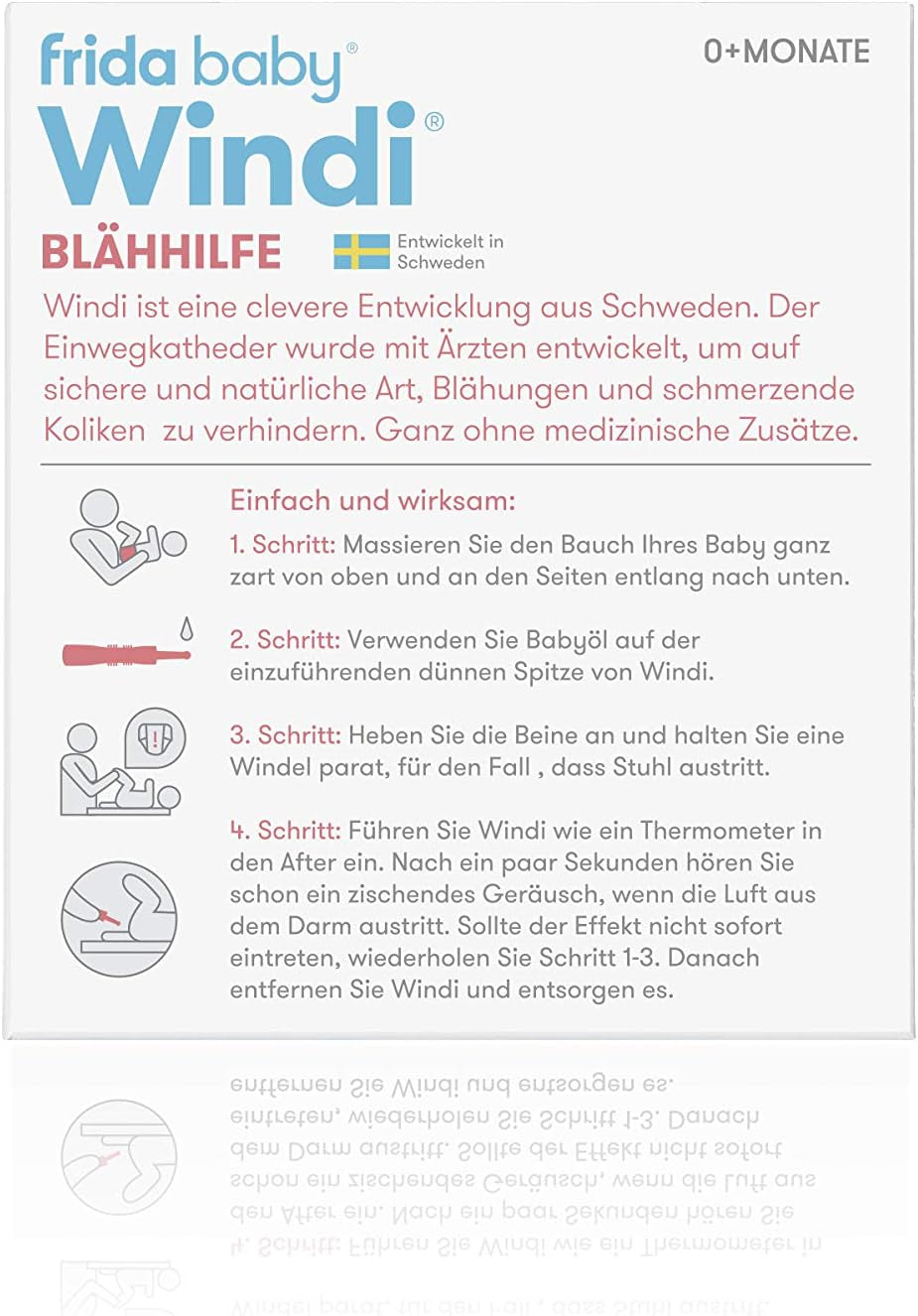 Fridababy Windi gázmentesítő csecsemőknek 0 hónapos kortól 10 db Eldobható katéter Földgázmentesítő 20437