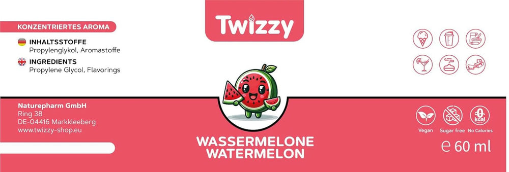 Twizzy görögdinnye, ételízesítő - 60 ml - Intenzív aroma Arome Naty Shop