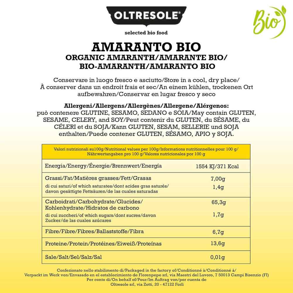 Bio amaránt 5 kg, nyers szemek szemekben, ellenőrzött biokultúrákból származó magvak, rostban, ásványi anyagokban és vitaminokban gazdag, gazdaságos csomag
