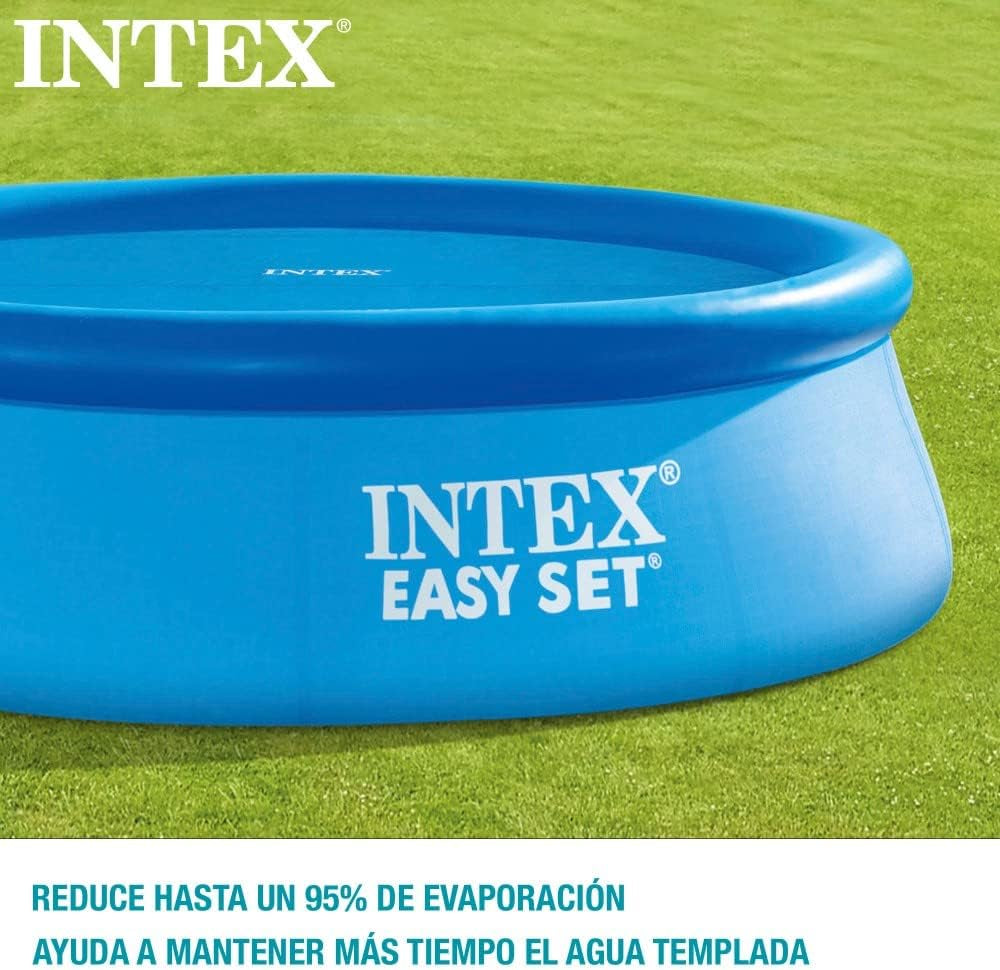 Intex 28014 - Szolárponyva, Hőszigetelt ponyva Easy Set/Frame kerek medencékhez, polietilén, kék, ⌀ 488 cm