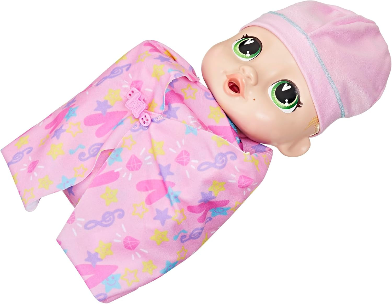 Baby Grows Up Puppe LaLa GooGoo – interaktív játék Babypuppe mit Wachstum (25–35 cm), 75+ Geräusche, 6 Mileensteine, Spielzeug für Kinder ab 3 Jahren