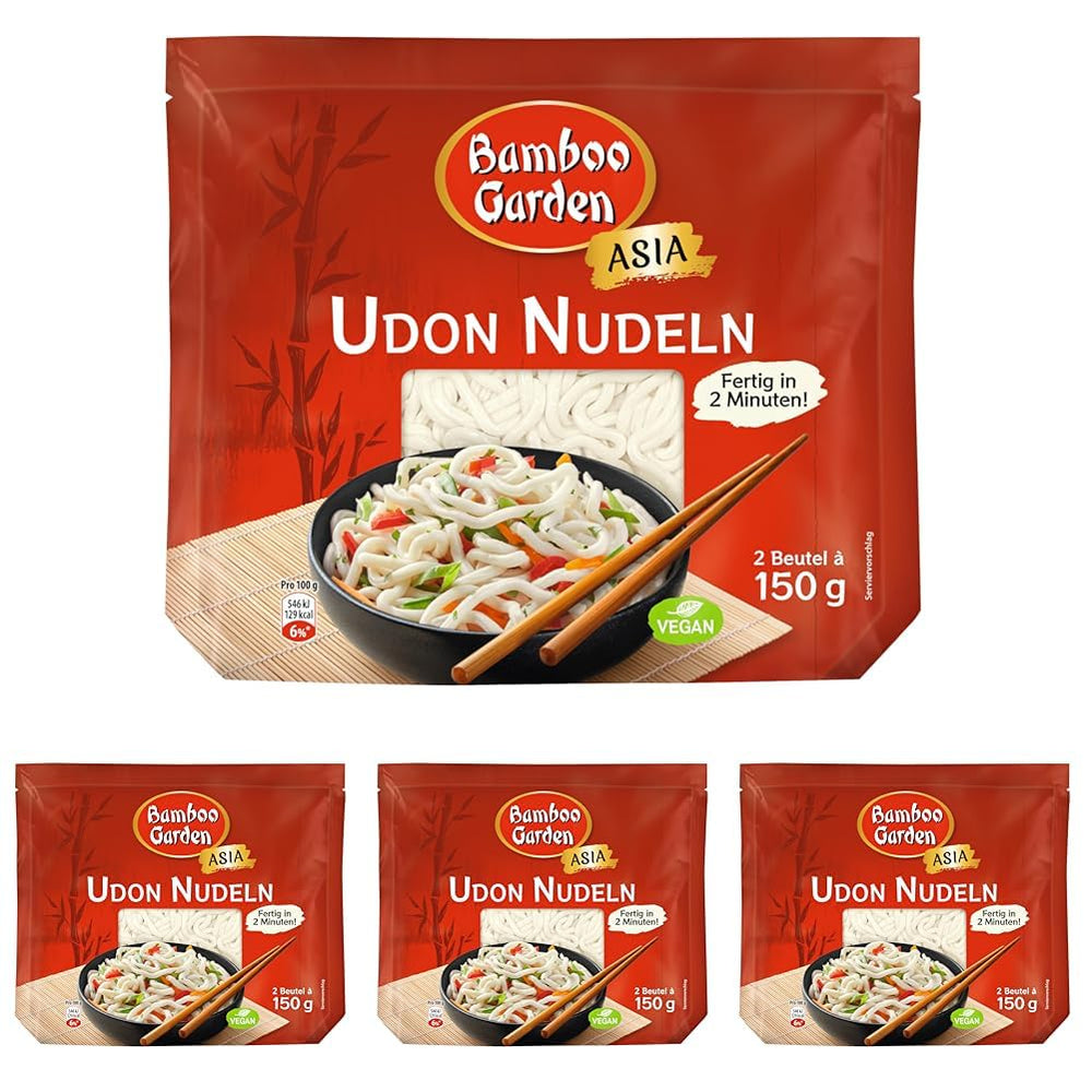 Udon tészta a Bamboo Gardenből, előfőzve, 300g
