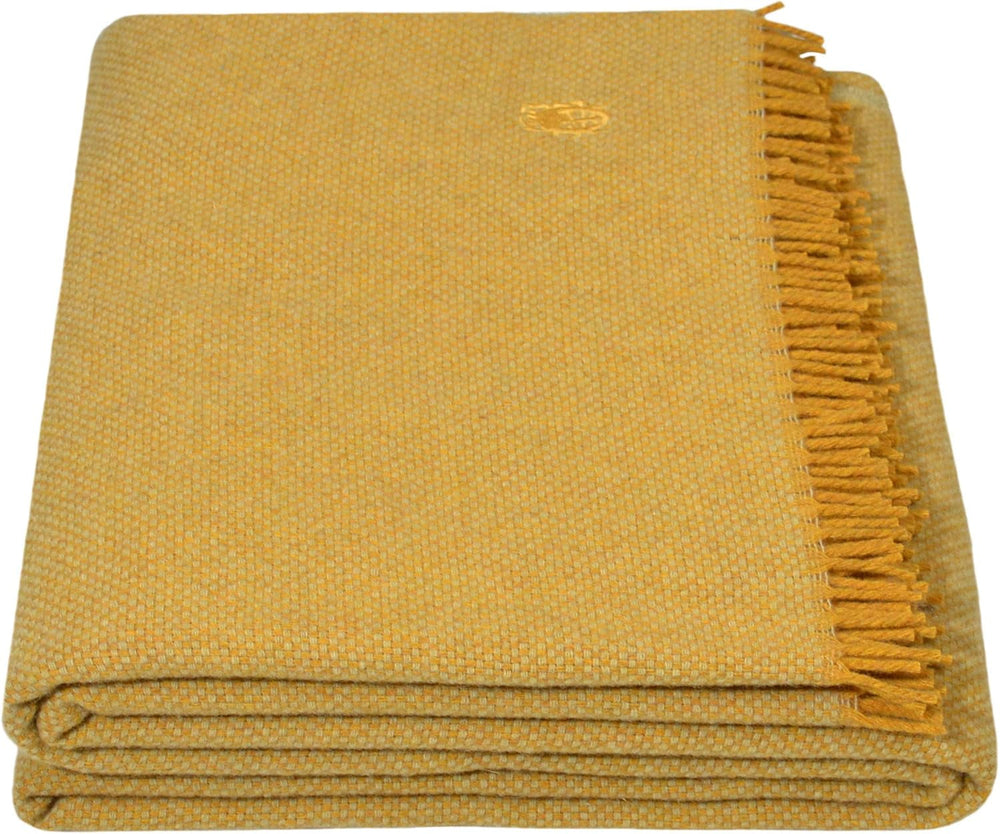 Pătură Must Relax - Pătură din lână - Plaid de înaltă calitate din lână nouă pură cu franjuri - 130X190 Cm - 310 Rose - De la "Zoeppritz since 1828" Paturi si Cuverturi 'zoeppritz since 1828' 160 Curry 130X190Cm