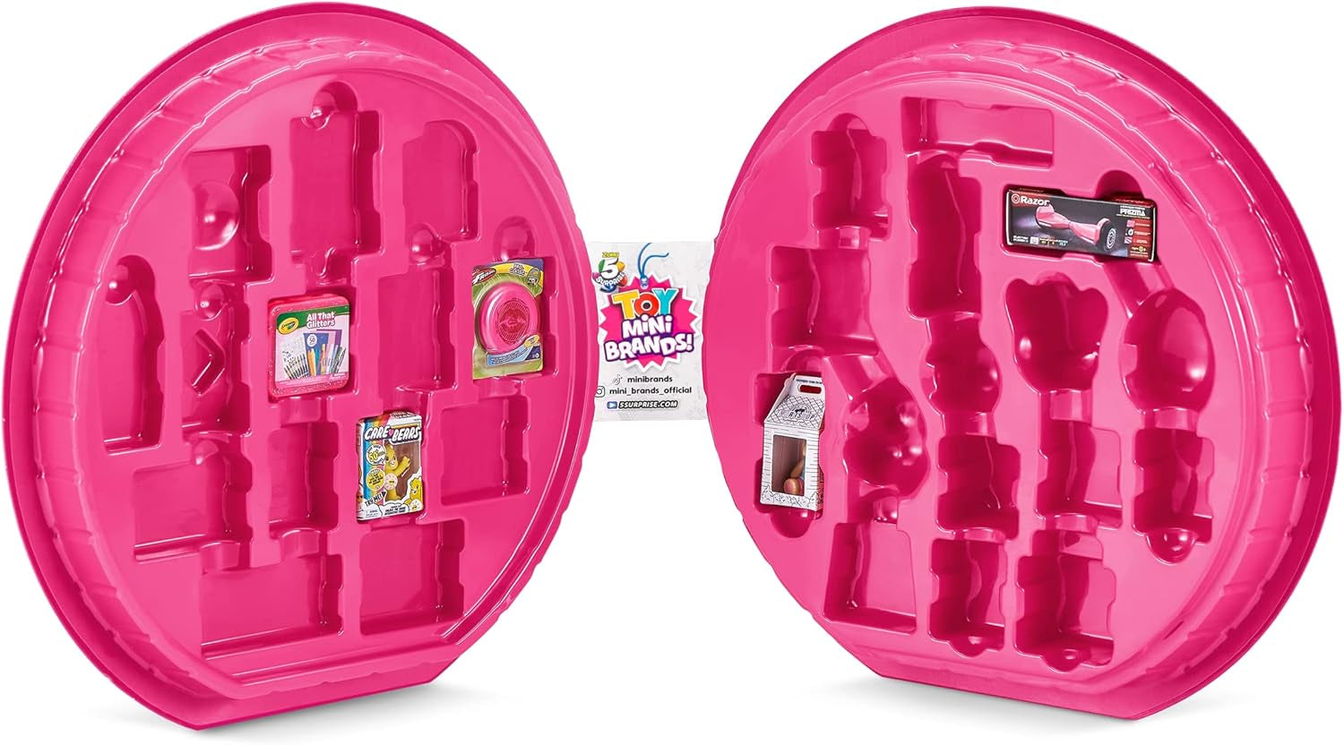 5 Surprise Toy Mini Brands Series 2 Collection Folder și 3 capsule Surprise de la ZURU Action figures Naty Shop