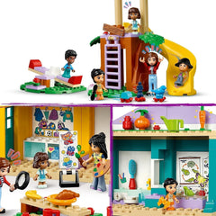 LEGO Friends Heartlake City óvodai játékkészlet 4 éves lányoknak és fiúknak, kreatív szerepjáték 2 figurával és 4 mikrofigurával Szociális fejlesztő játék 42636 Építőkészlet Besuche den LEGO-Store