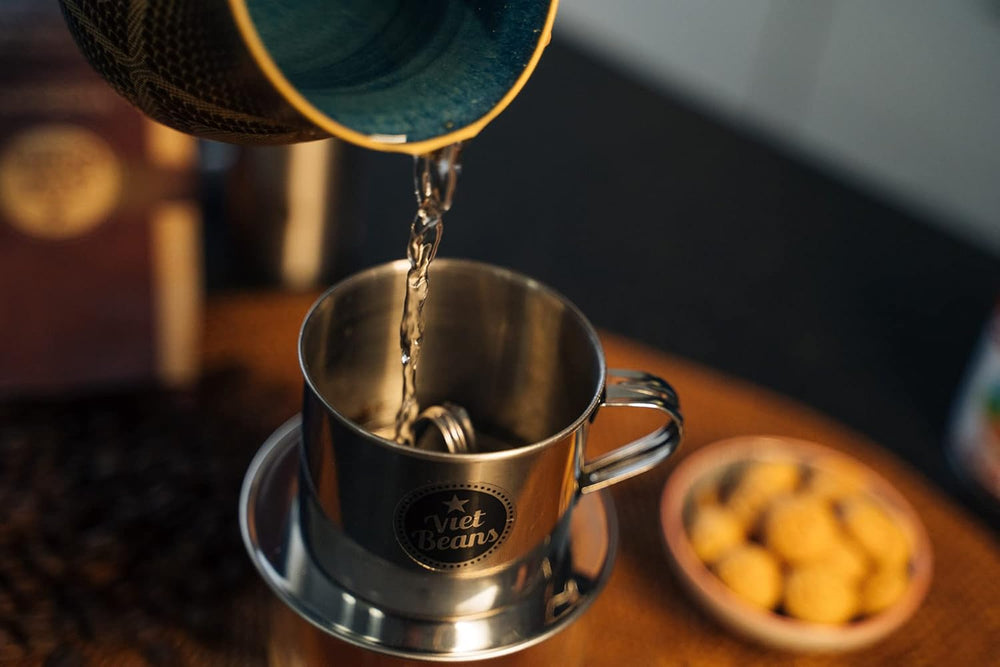 VietBeans Traditional – Ganze Kaffeebohnen – Traditionelle Trommelröstung - Hochwertiger vietnamesischer Kaffee – Geeignet für Vollautomaten - 250g