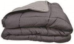 Poyet Motte Calgary Duvet Cover Poliester Steel/Silver, Poliester, Acier/Argent, 220X160X1 Cm Plapumi si pilote Naty Shop 220X160X1 cm