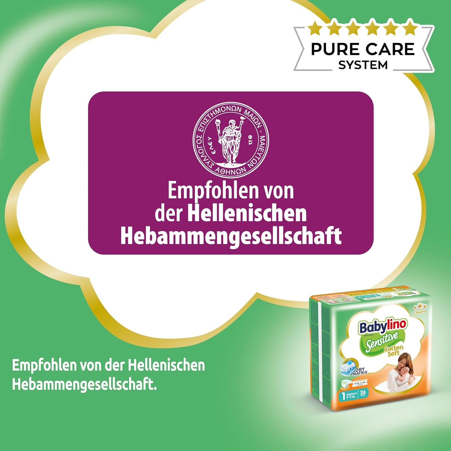 Sensitive baba pelenka, 1-es méret, újszülött (2-5 kg), 26 db