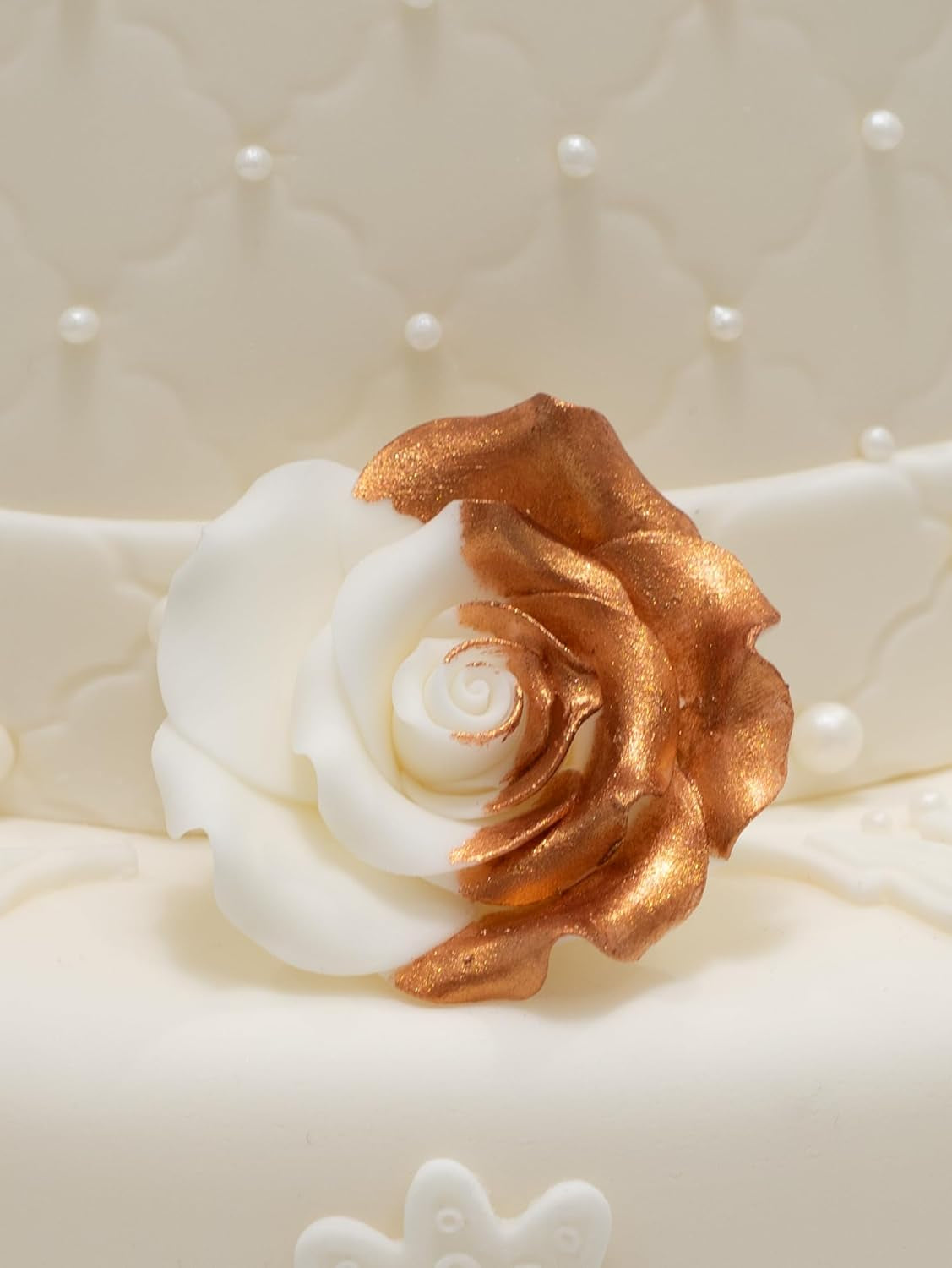 Ehető ételfesték Sugarflair Luster Blush Rose Gold - Étkezési fényes por süteményekhez, muffinokhoz, csokoládéhoz, péksüteményekhez, desszertekhez, fagylalthoz, italokhoz, koktélokhoz és egyebekhez - 4g