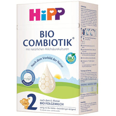 HiPP 2 Organic Combiotik (4 x 600g), 6 hónapos utánpótlás, keményítővel, természetes tejsav, GOS, Omega-3 (DHA, ALA) kultúrákkal, a legjobb bio minőséggel