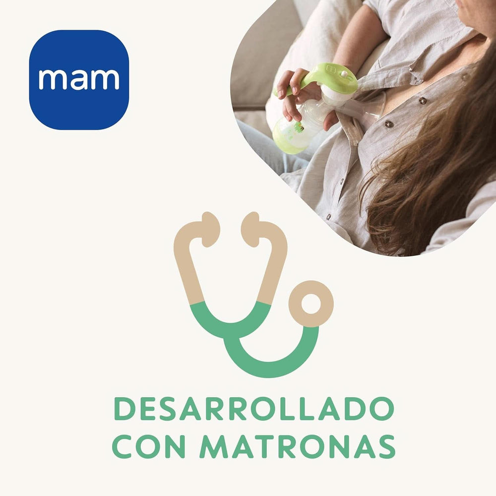 MAM kézi mellszívó E102 - Mellszívó anyatejhez, kényelmes és hatékony Tartozékok Étel és szoptatás Bebe Naty Shop