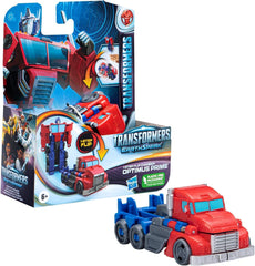 Transformers Earthspark 1-lépcsős Flip Changer Optimus Prime akciófigura (10 cm) Robotjáték 6 év feletti akciófigurák Naty Shop Alapértelmezett cím