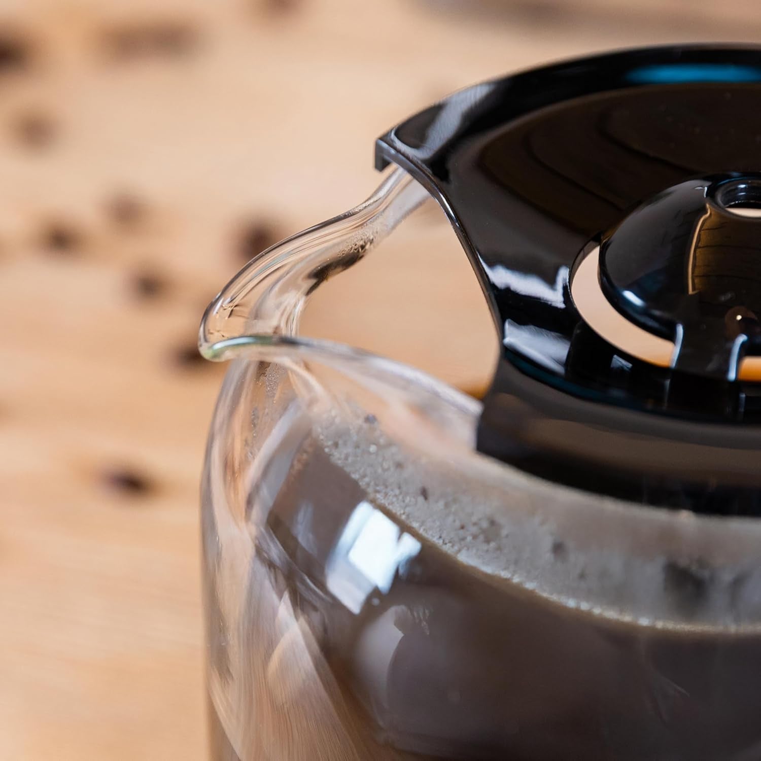 Espressor cu filtru Cecotec Coffee 66 Drop and Touch, putere 950 W, 1,5 L, 12 cești, ecran tactil, carafă din sticlă, cronometru 24 de ore, 6 comutatoare, filtru reutilizabil tip plasă