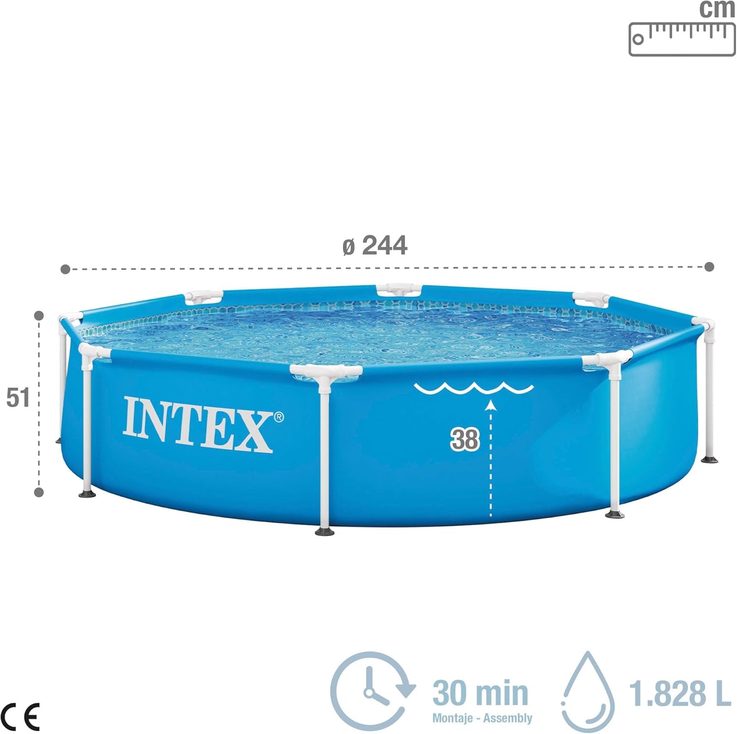 Intex 2,4m x 51cm fémvázas medence