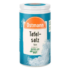 Ostmann Gewürze - Asztali só | Feines Speisesalz zum Nachsalzen | Mit praktischem Streuaufsatz | Természetes összetevők | 90 g Der Streudose-ban