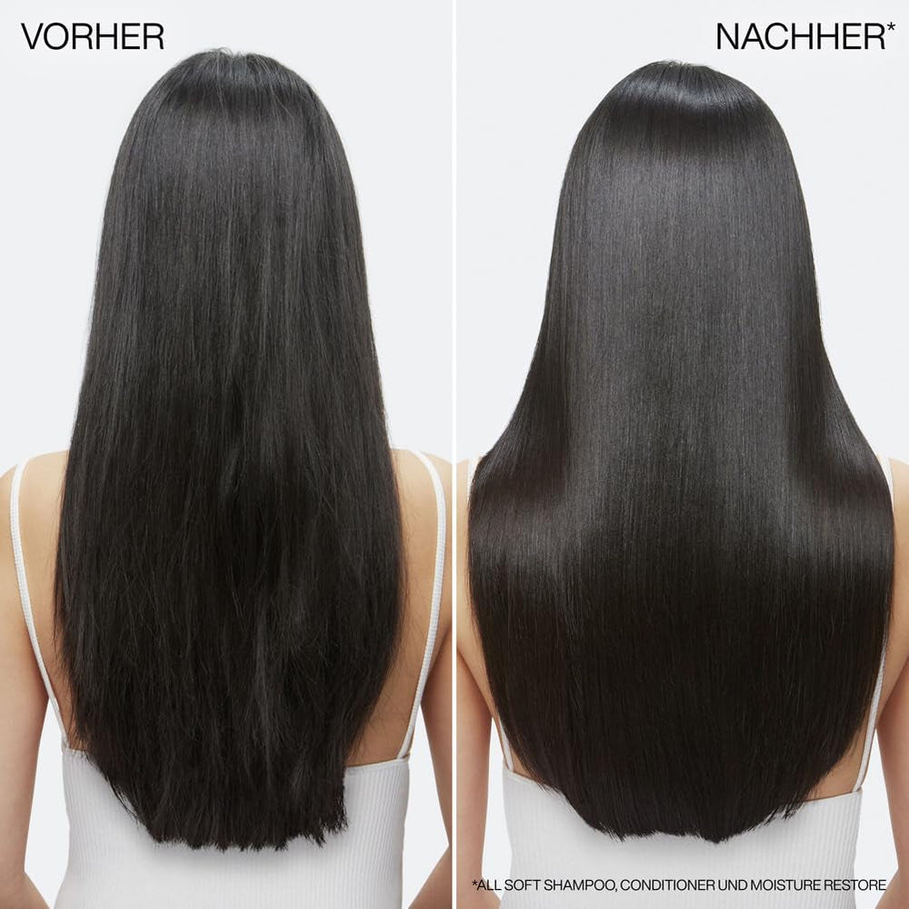 Mască de păr Redken cu acid hialuronic pentru păr uscat, anti-frizz și protecție termică până la 230° C, All Soft Moisture Restore Leave-In Mask, 1 x 150 ml Masca de par Naty Shop