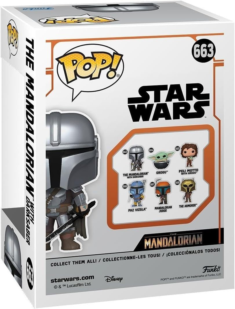 Funko Pop! Vinyl: Star Wars: The Mandalorian S9 - Figură de colecție din vinil - Idee de cadou - Marfă oficială - Jucărie pentru copii și adulți - Fani TV - Figură model pentru colecționari și exponate Action figures Naty Shop