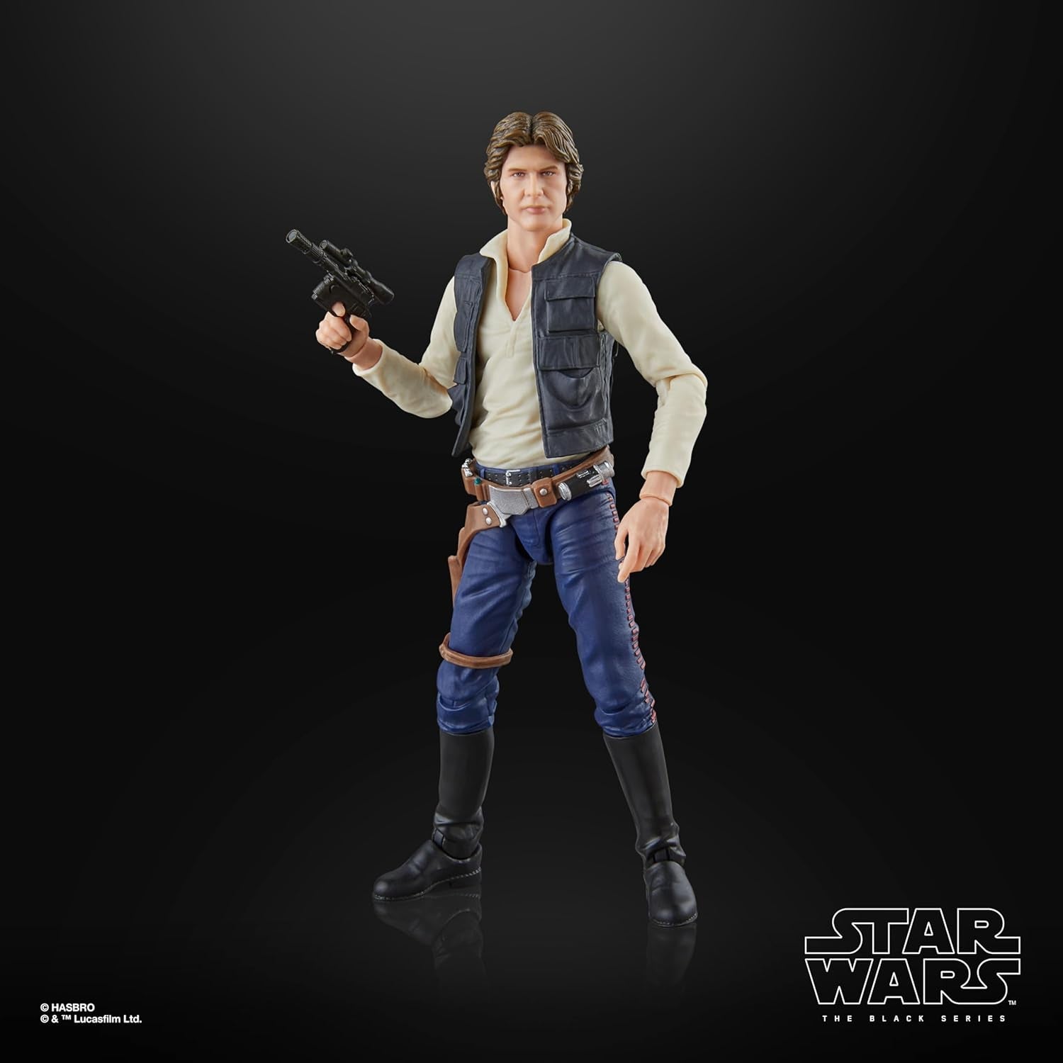Star Wars The Black Series Han Solo, Star Wars: A Hope Premium Collectible akciófigura (15cm) Akciófigurák Naty Shop