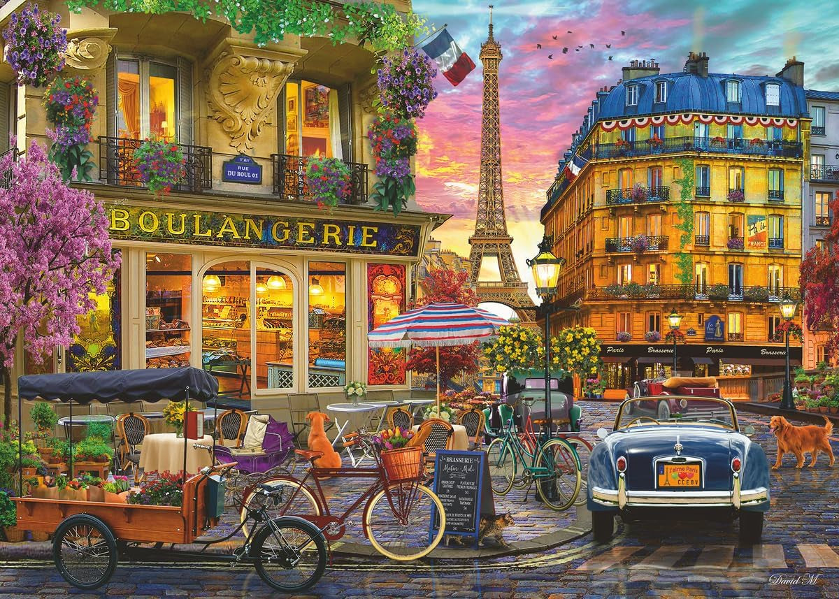 Ravensburger Puzzle 12000885 - Paris în zori - puzzle jigsaw de 1000 de piese pentru adulți și copii de peste 14 ani Puzzle Naty Shop Scenic