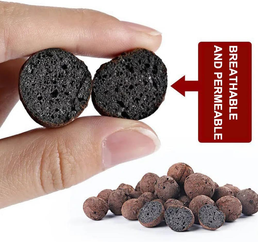 Durva szemcséjű agyaggranulátum, duzzasztott agyaggranulátum, növényi granulátum, duzzasztott agyag 1L hidroponikus ültetési alap, 5-8 mm-es granulált agyaggranulátum