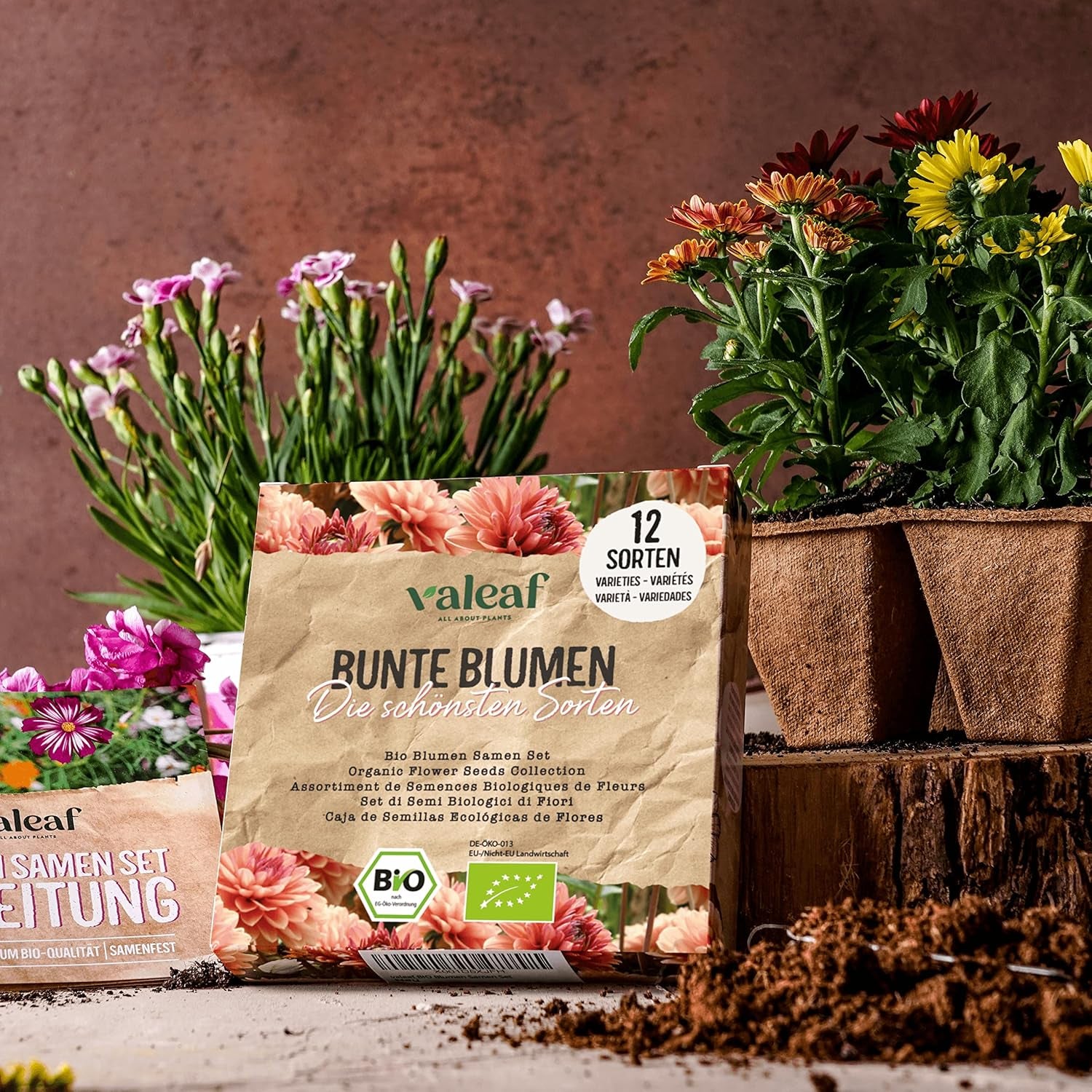 Bio virágmag készlet | 12 fajta virágmag | Prémium virágmagok | Vadvirágmag növény magkészlet | Flower seeds | Virágmagok az erkélyre | Ideális ajándék virágmaggal