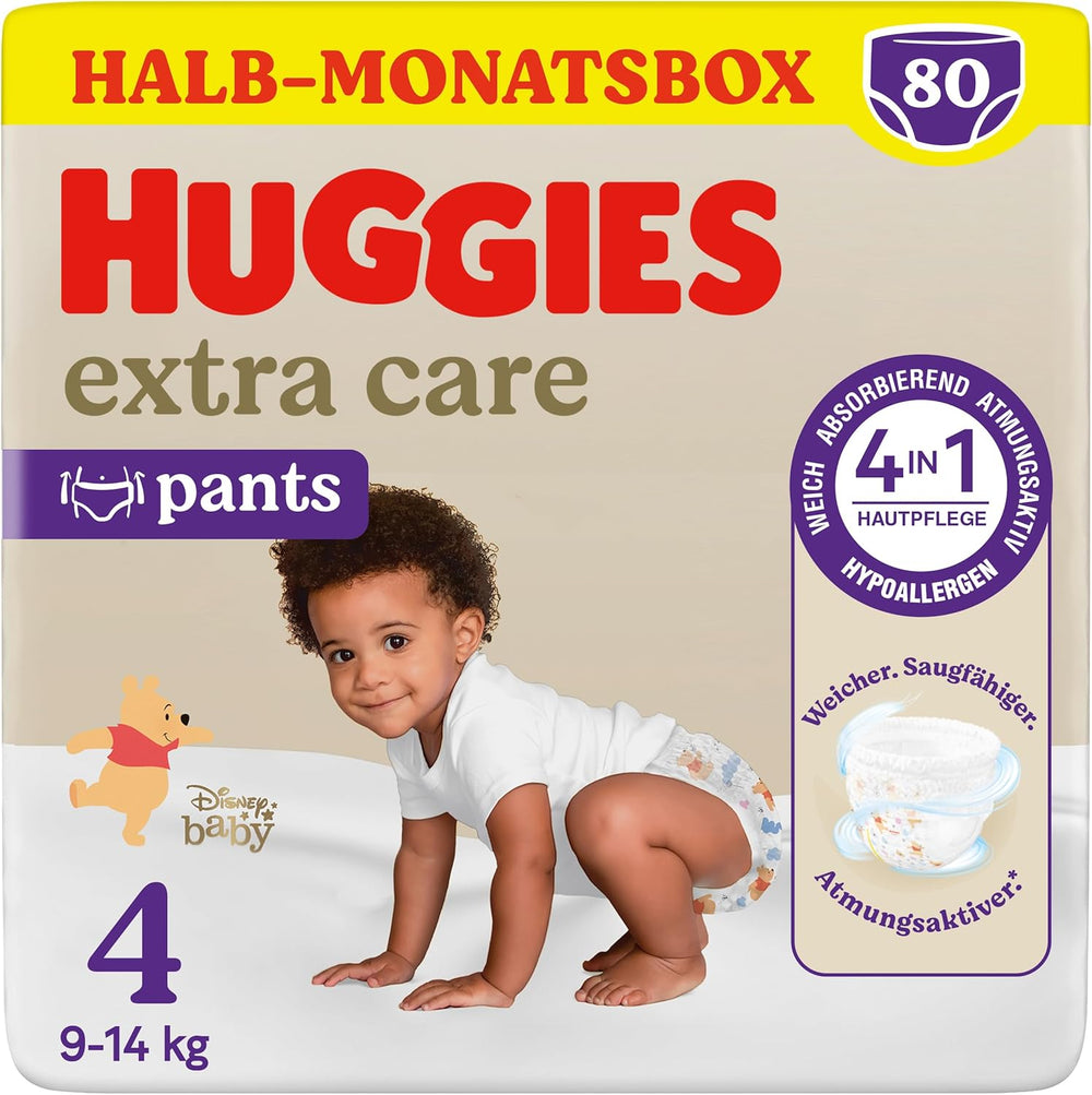 Huggies Extra Care Pants Disney Design Méret 5 68 Pelenka (2x34) Fél hónapos doboz