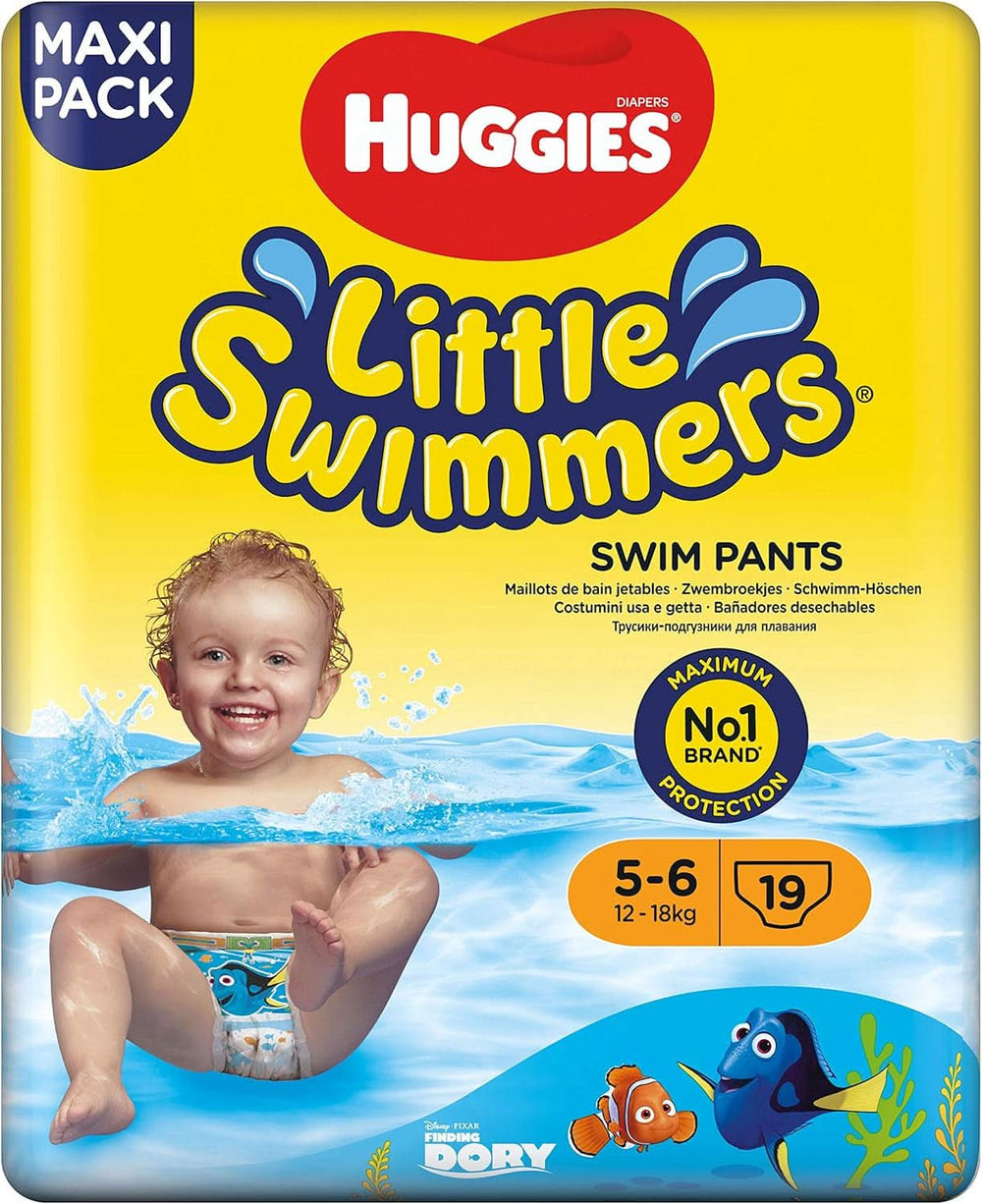 Huggies Little Swimmers 5-6 méretű, 19 darabos nagy csomag Mother and Baby Naty Shop