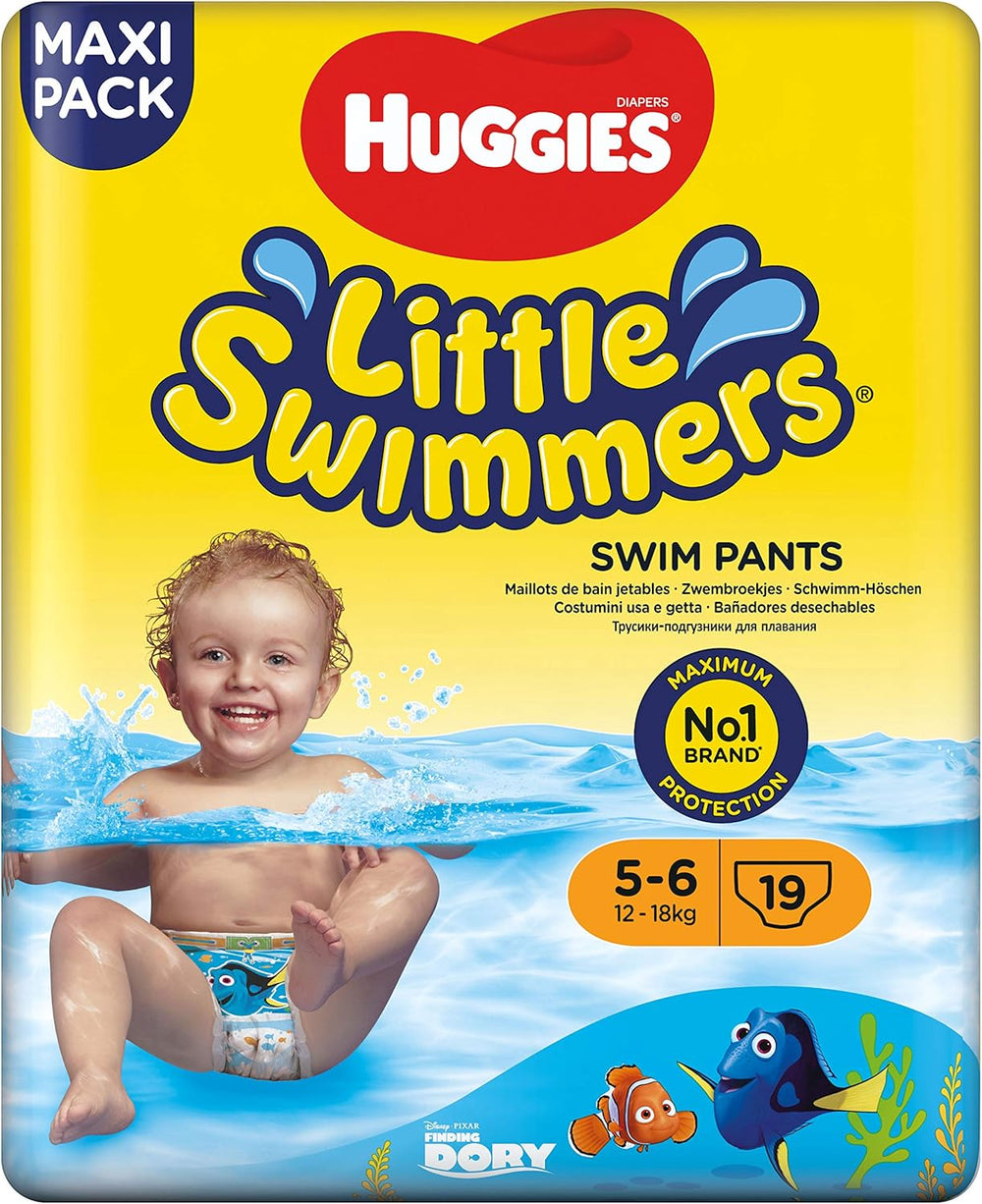 Huggies Little Swimmers 5/6 méretű úszópelenka (12-18 kg), 1 csomag 19 darab
