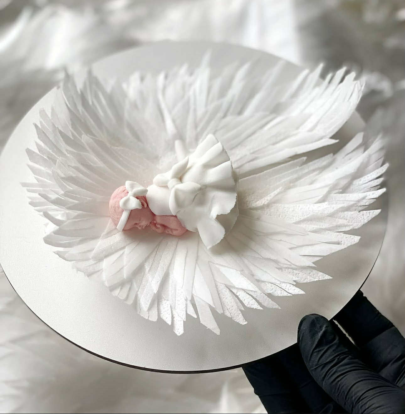 Ehető dekoráció, Keresztelő, Lány