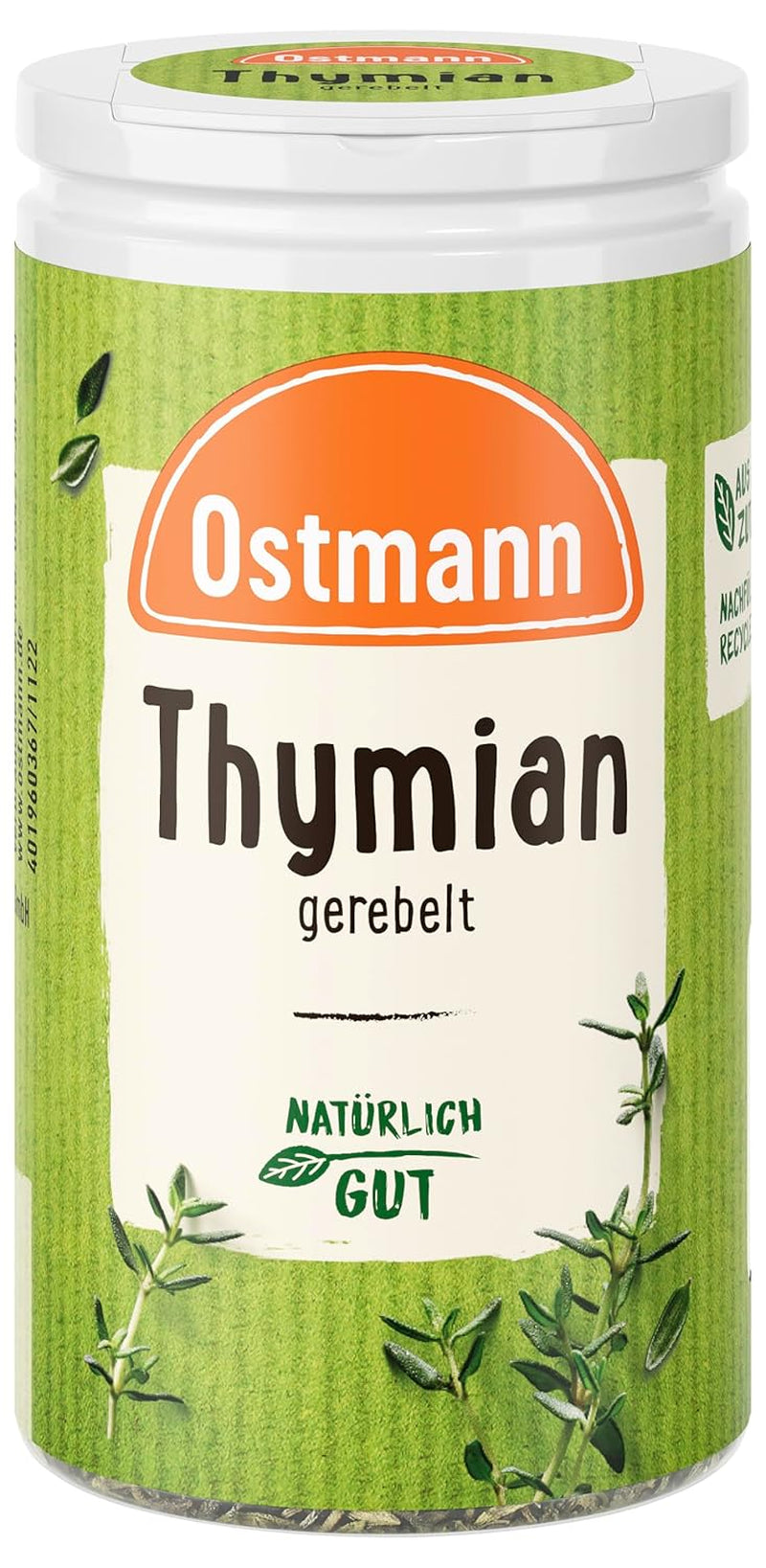 Ostmann Kakukkfű gerebelt 15 g Kakukkfű-Gewürz für viele Fleisch-, Fisch-, Pilz-, und Gemüsegerichte der Mediterranen Küche, Mennyiség: 1 Stück
