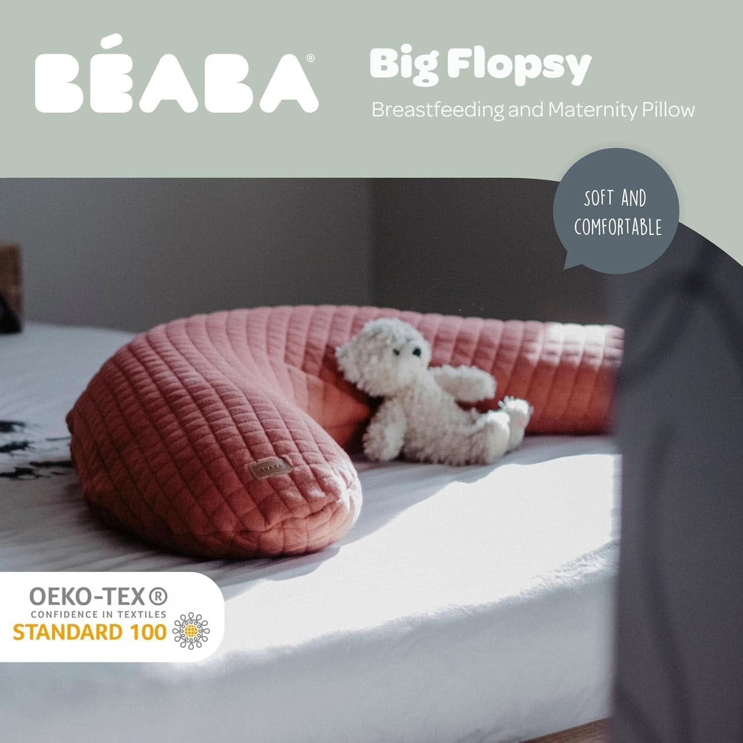 Red Castle - Kismama és szoptató párna, 170 cm Kiegészítők Étel és Szoptatás Bebe Naty Shop