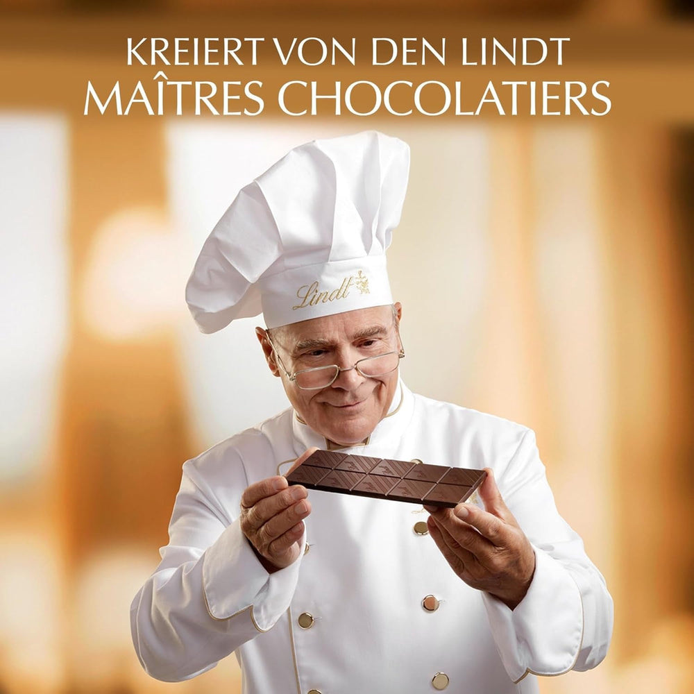 Lindt EXCELLENCE Caramel și Sare de Mare - Ciocolată Neagră | Baton 100g | Cu Caramel și Sare de Mare (Fleur de Sel) | Aromă Intensă de Cacao | Ciocolată Neagră