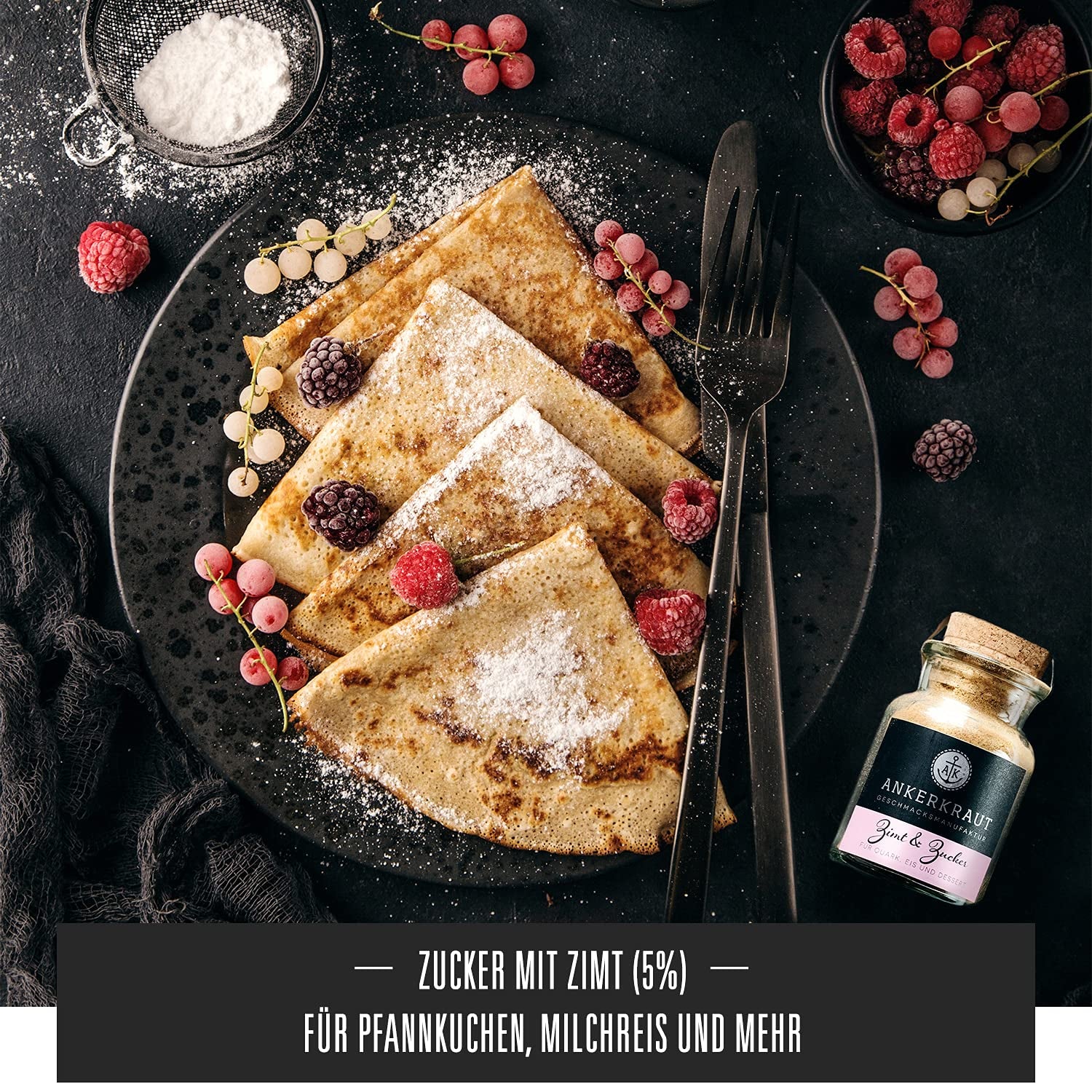 Ankerkraut Zimt & Zucker, 100g parafa üvegben