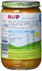 Hipp Pasta Bambini - Lasagna zöldségekkel, 6 db (6 x 220 g) Mother and Child Naty Shop csomag