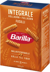 Barilla Pasta Integrale Fusilli – Búzadara természetes rostokkal, 500 g