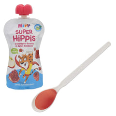Hipp Super-Hippis préselt zacskók, gránátalma acerola almás-málnában, 100% bio gyümölcs hozzáadott cukor nélkül, 6 zacskó 100 g Mother and Child Naty Shop