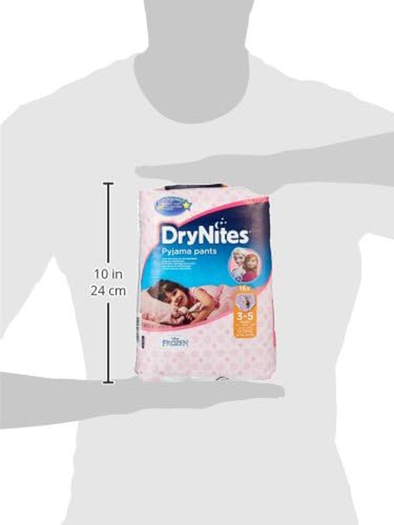Huggies DryNites hálóruha lányoknak, 3-5 éves korig (16-23 kg), 2 x 16 db