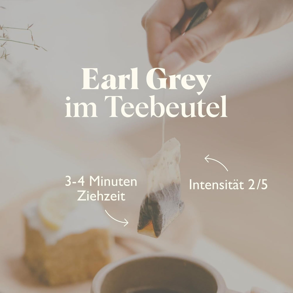 Twinings EARL GREY Ceai negru în pliculețe, rafinat cu aromă de bergamotă - Ceai negru din China, renumit în întreaga lume și extrem de revigorant, pachet de 1 (25 pliculețe)