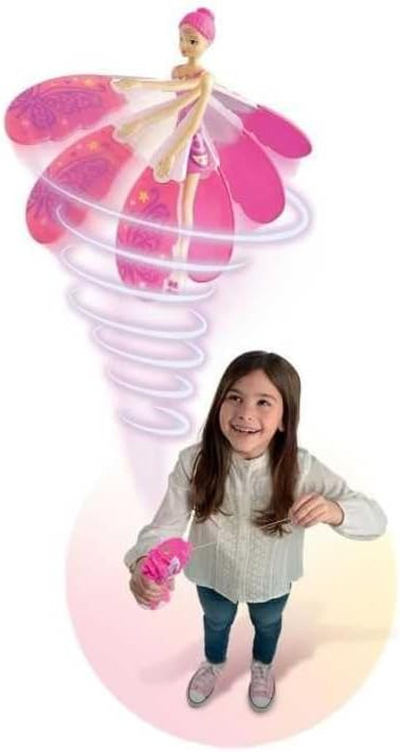 Lansay – Sky Dancers – Pretty Poppy – Magische Fliegende Puppe für Kinder ab 6 Jahren – Feenpuppe 18 cm – fliegt mit einem Launcher ohne Batterie – Staunen Sie Ihre Kinder – Geschenkidee zum