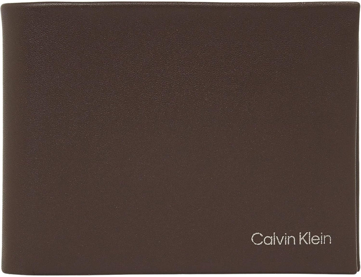 Calvin Klein Bifold pentru bărbați Ck Concise 5cc W/Coin L K50k510599 Portofele Portofel Barbati Naty Shop Negru (Java) Os