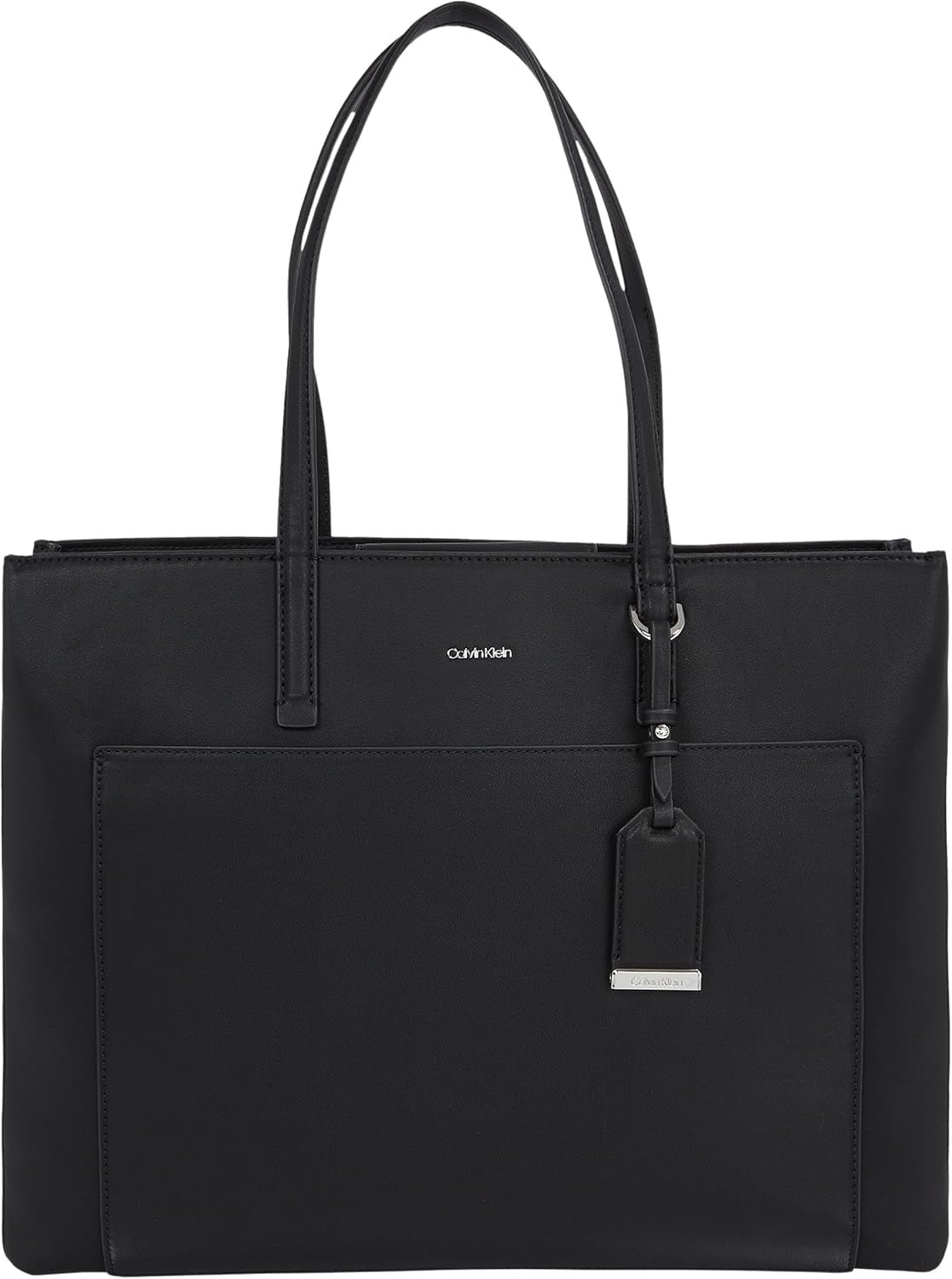 Calvin Klein Women's Shopper Must Medium cu fermoar, Negru (Ck Black), Marime unica Genti Femei Naty Shop Titlu implicit