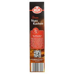 RUF Nusskuchen, Backmischung Mit Schneller Und Einfacher Zubereitung, Nussig Und Locker Mit Glasur, Als Grundlage Für Rüblikuchen, Vegan, 1 X 520G Naty Shop