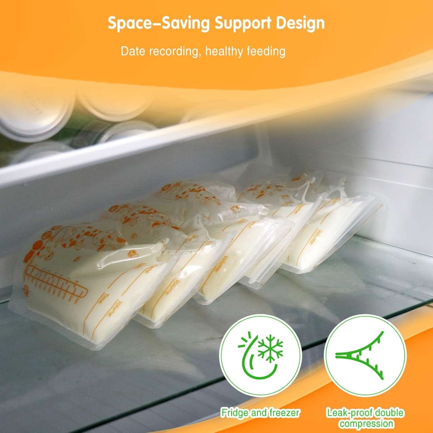 Vinabo 50 Stück Muttermilchbeutel, 250 ml Bpa-mentes Muttermilch tároló táska, Milchbeutel Für Muttermilch Mit Ausgießer Für Das Stillen, Selbststehender, Kann Eingefroren Werden, Vorsterilisiert Kiegészítők Élelmiszer és szoptatás