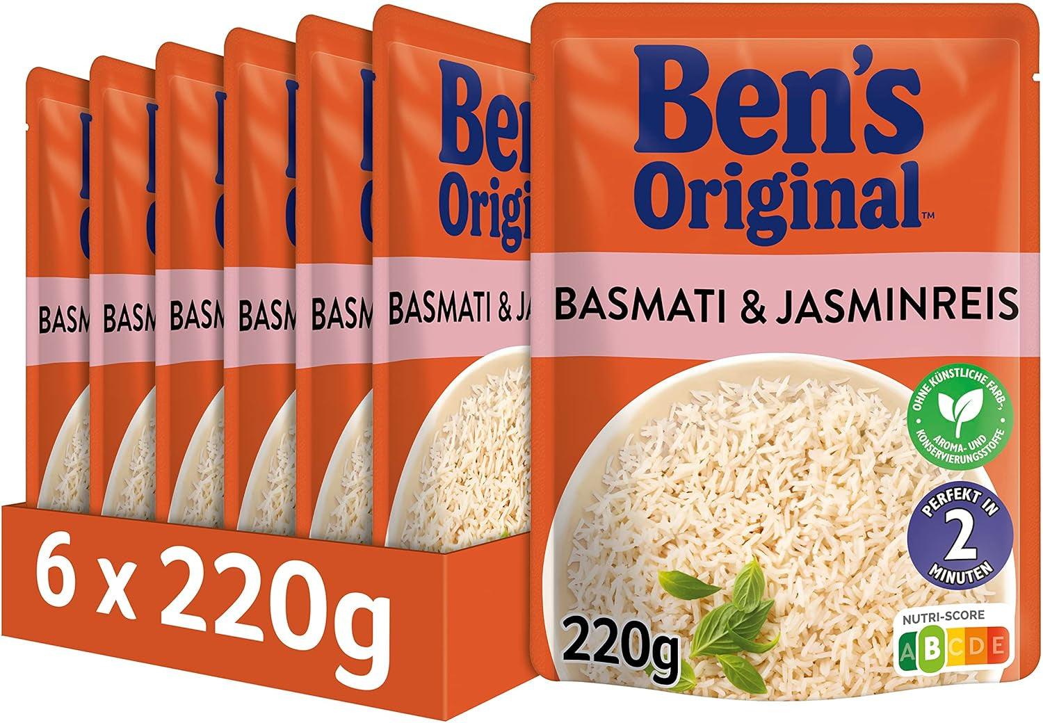 BEN'S ORIGINAL™ Express Basmati rizs 6 x 220 g