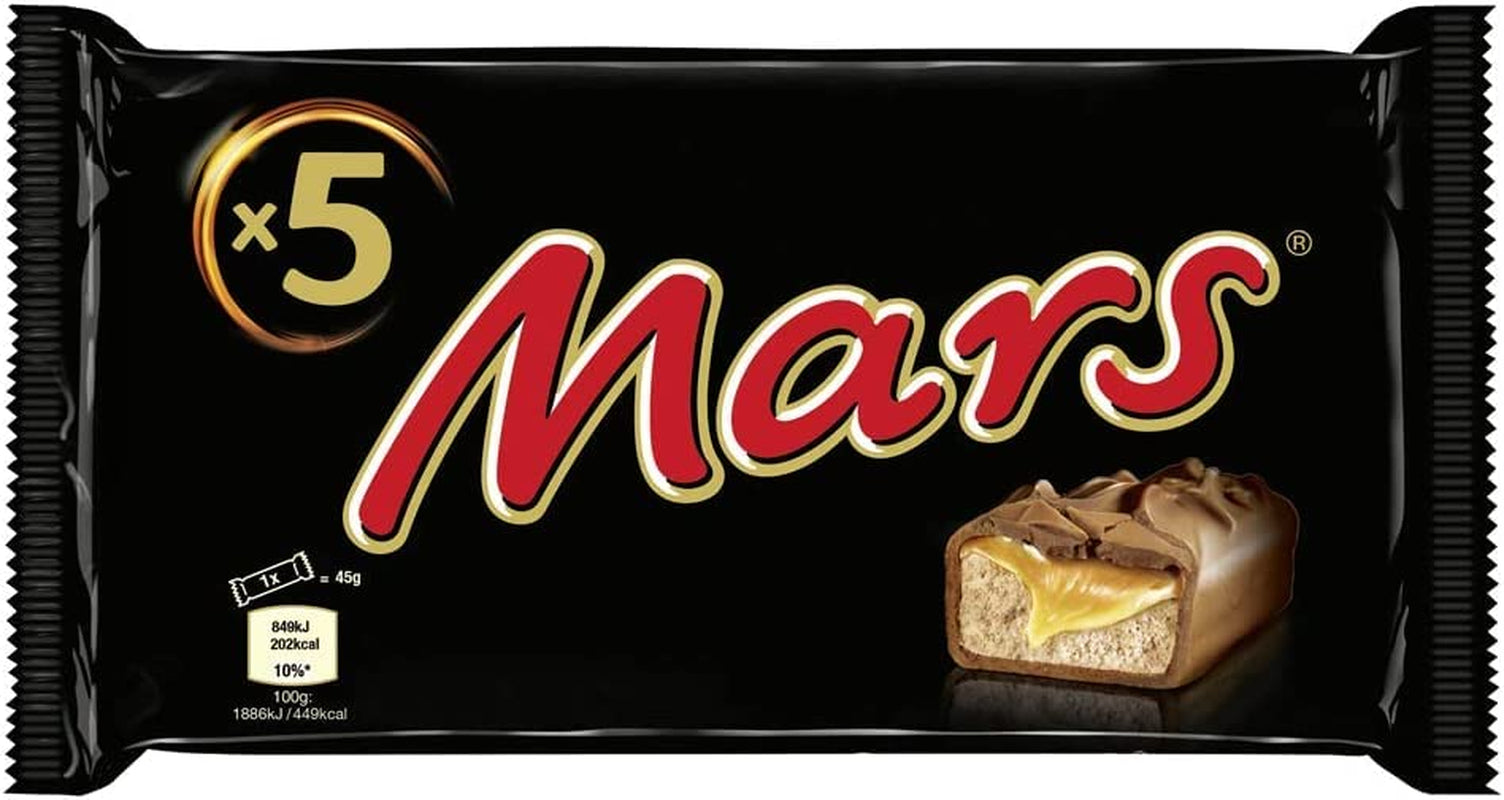 Mars csokoládé karamell csokoládé 1 csomag 5 szelet (1 x 225 g) (2 darabos csomag)