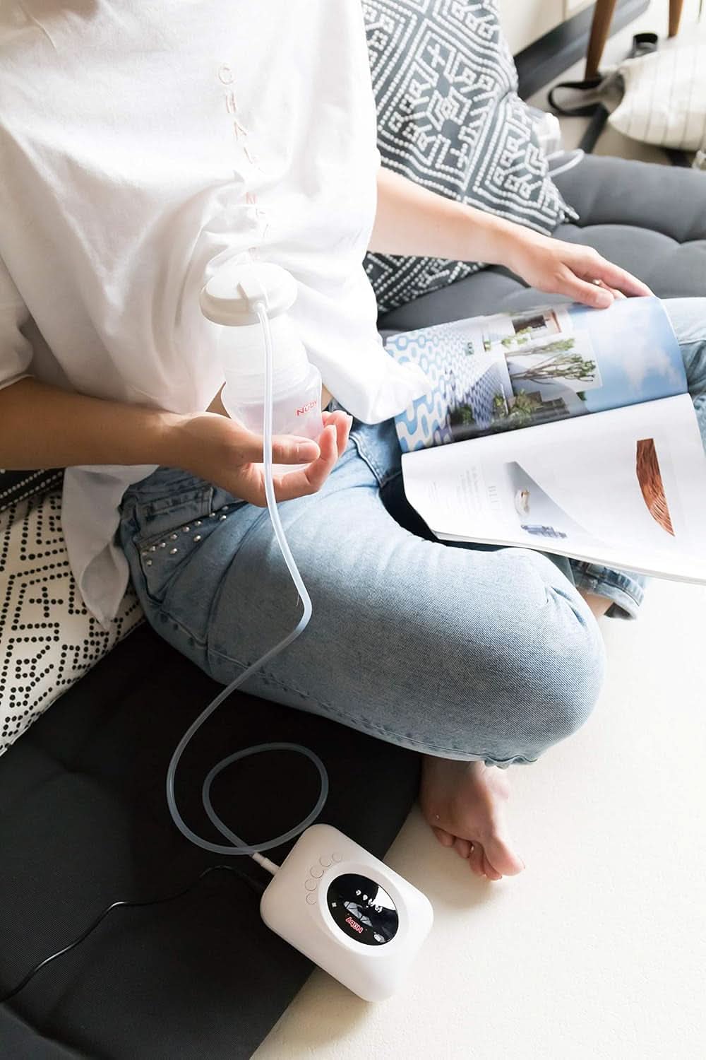 Nuby - Elektrische Milchpumpe Mit Digitaler Anzeige Kiegészítők Étel és szoptatás Bebe Naty Shop