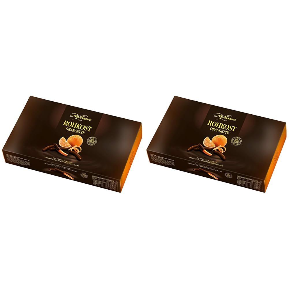Hofbauer Vienna Orangette nyers, csokoládéval bevont narancsszeletek, 1000 g