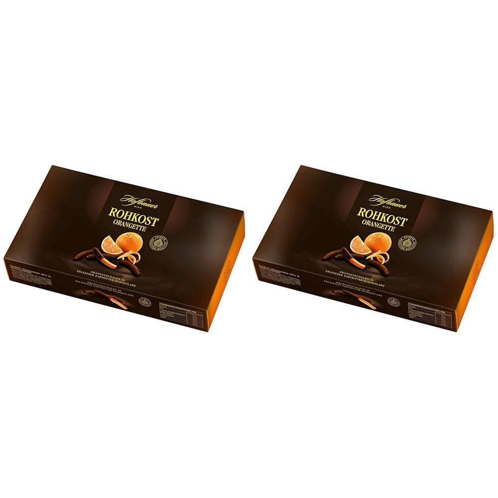 Hofbauer Vienna Orangette nyers, csokoládéval bevont narancsszeletek, 1000 g
