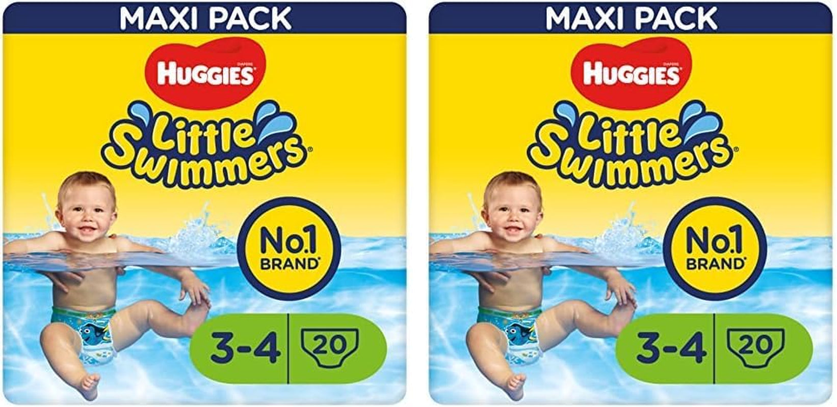 Huggies Little Swimmers úszópelenka, 3-4 méret (7-15 kg), 1 db 20 db-os csomag