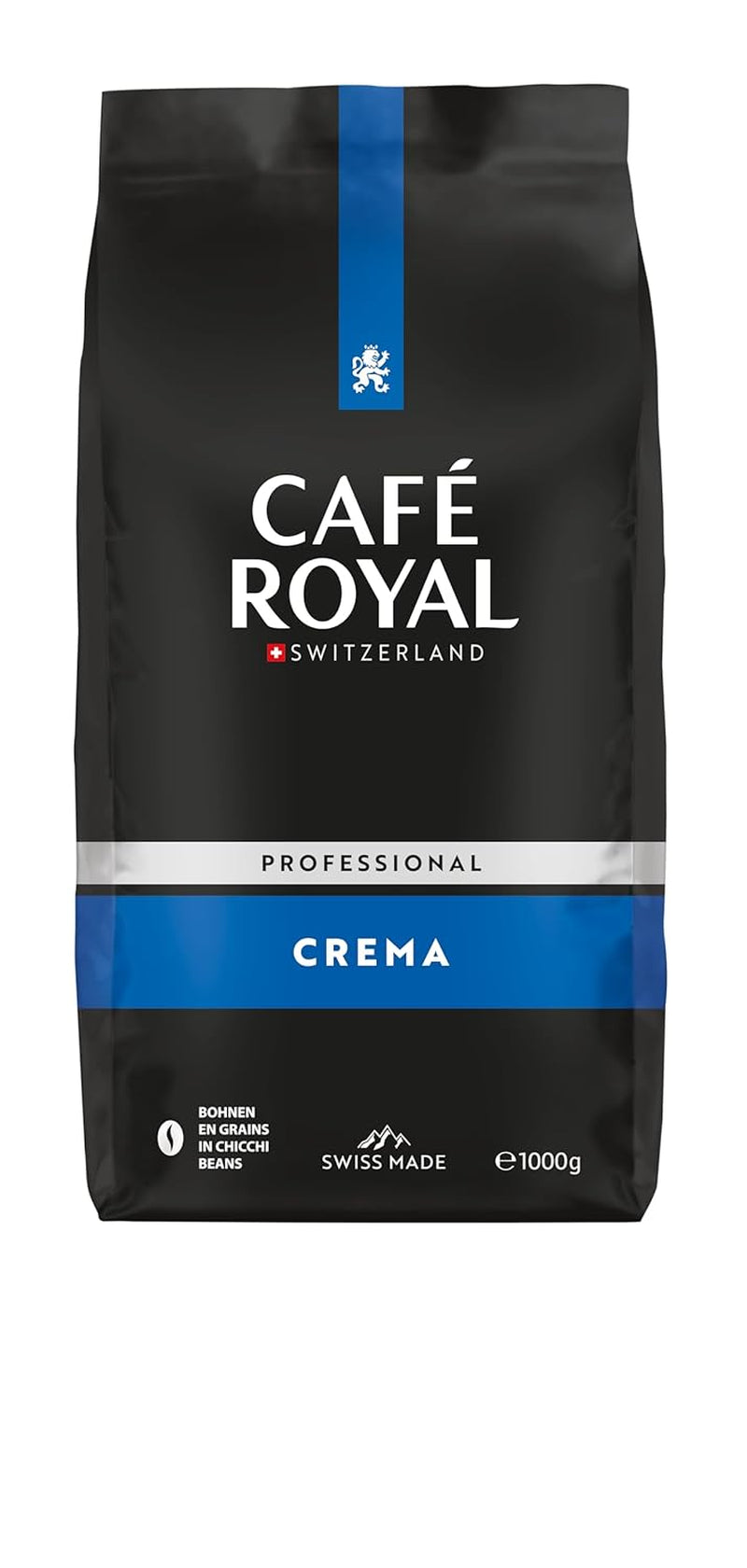 Café Royal Professional Line Crema – Kaffeebohnen für Vollautomaten, harmonisch, mittlere Röstung, Intensität 3/5, 1 kg